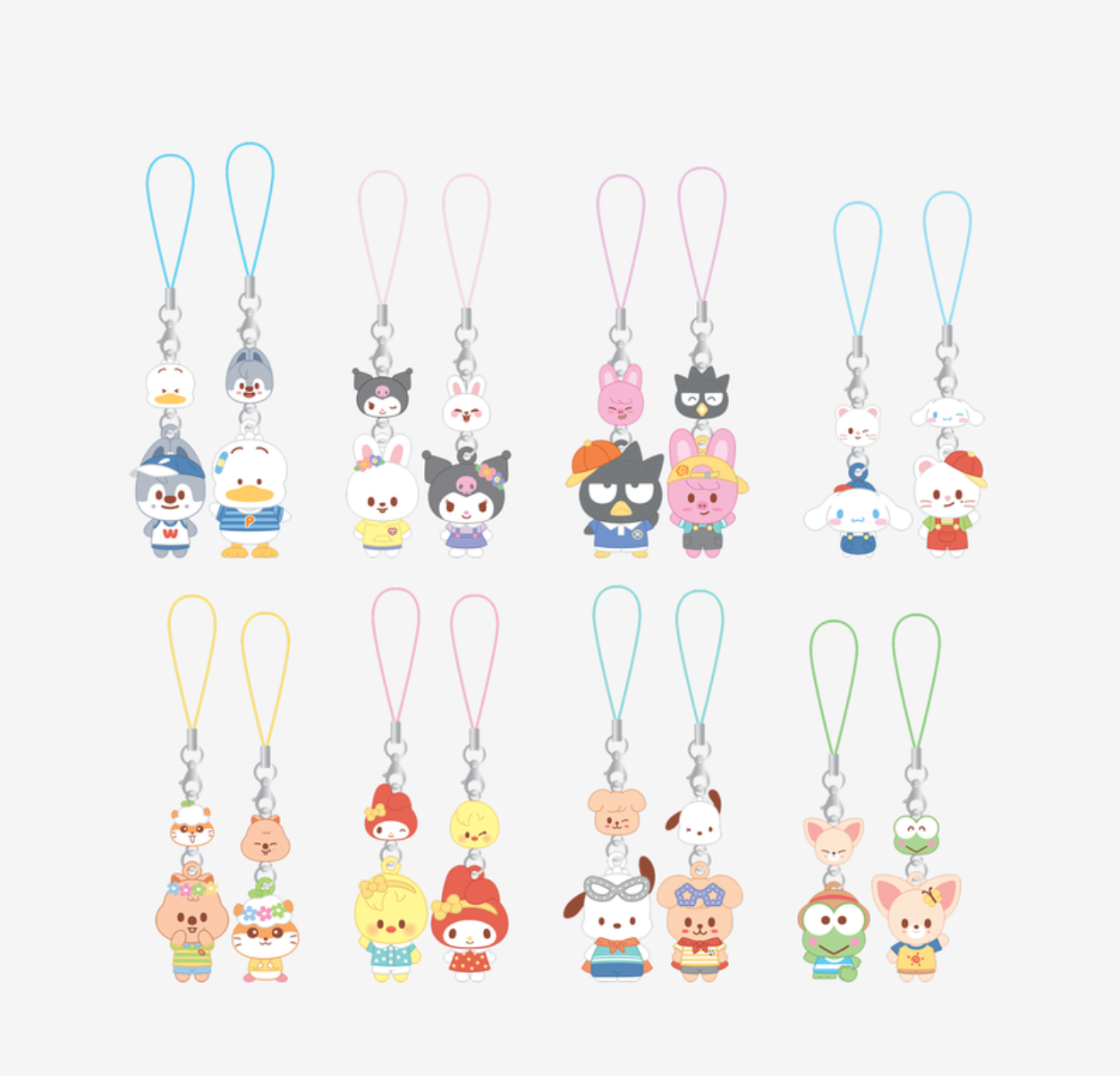 SKZOO X SANRIO CHARACTERS - MINI FIGURE COUPLE KEYRING