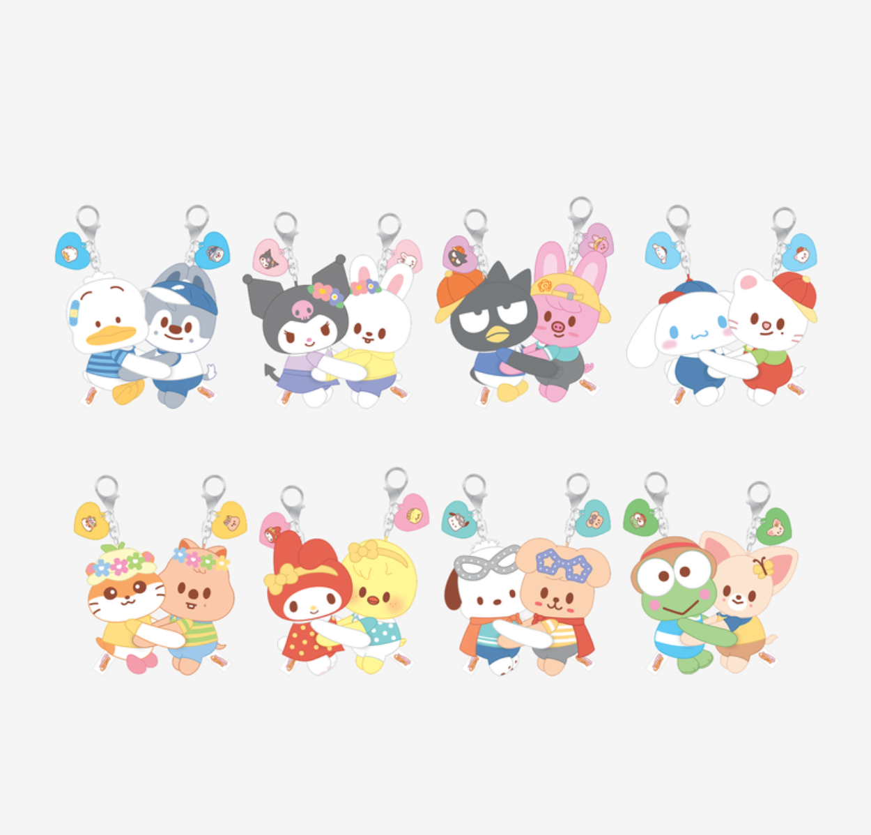 SKZOO X SANRIO CHARACTERS - Hug Plush Keyring
