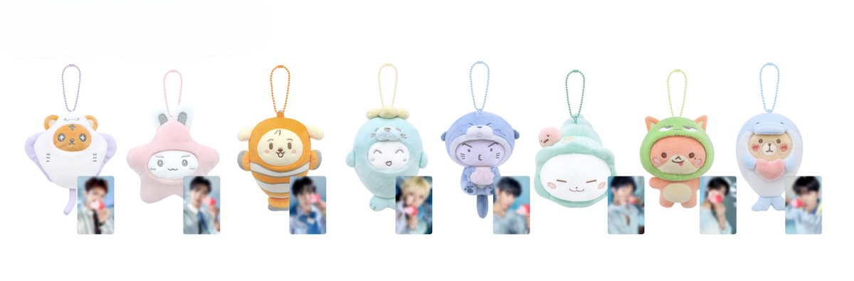 ATEEZ 8th Anniversary Exhibition Blue Drift - Plush sea collection