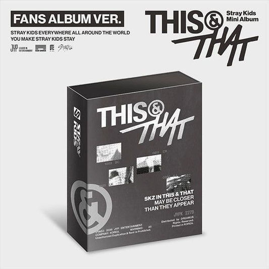 Stray Kids - THIS & THAT (Fans album ver.)