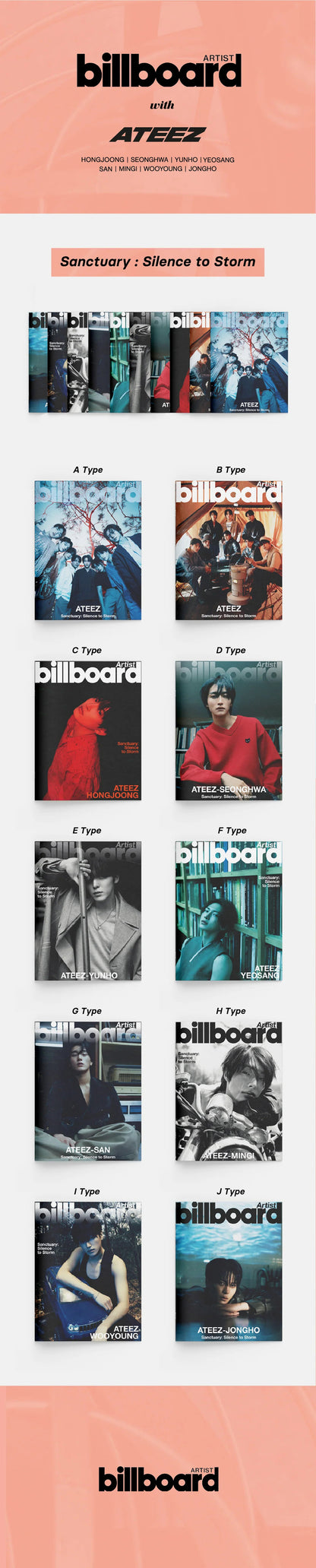 ATEEZ - Billboard Artist : ATEEZ Edition