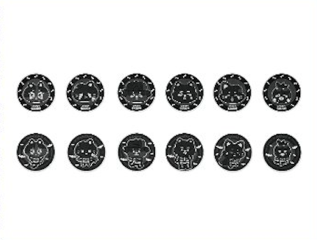 ENHYPEN - SPOOKY ENCHIN Glow Sticker roll