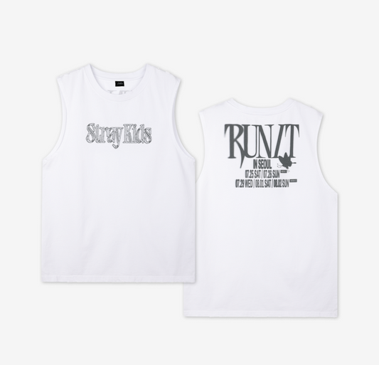 STRAY KIDS [RUN IT] - SLEEVELESS TOP