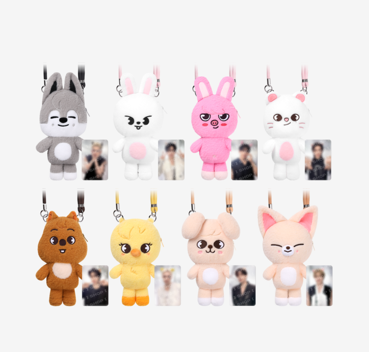 STRAY KIDS [RUN IT] - SKZOO PLUSH CROSS BAG