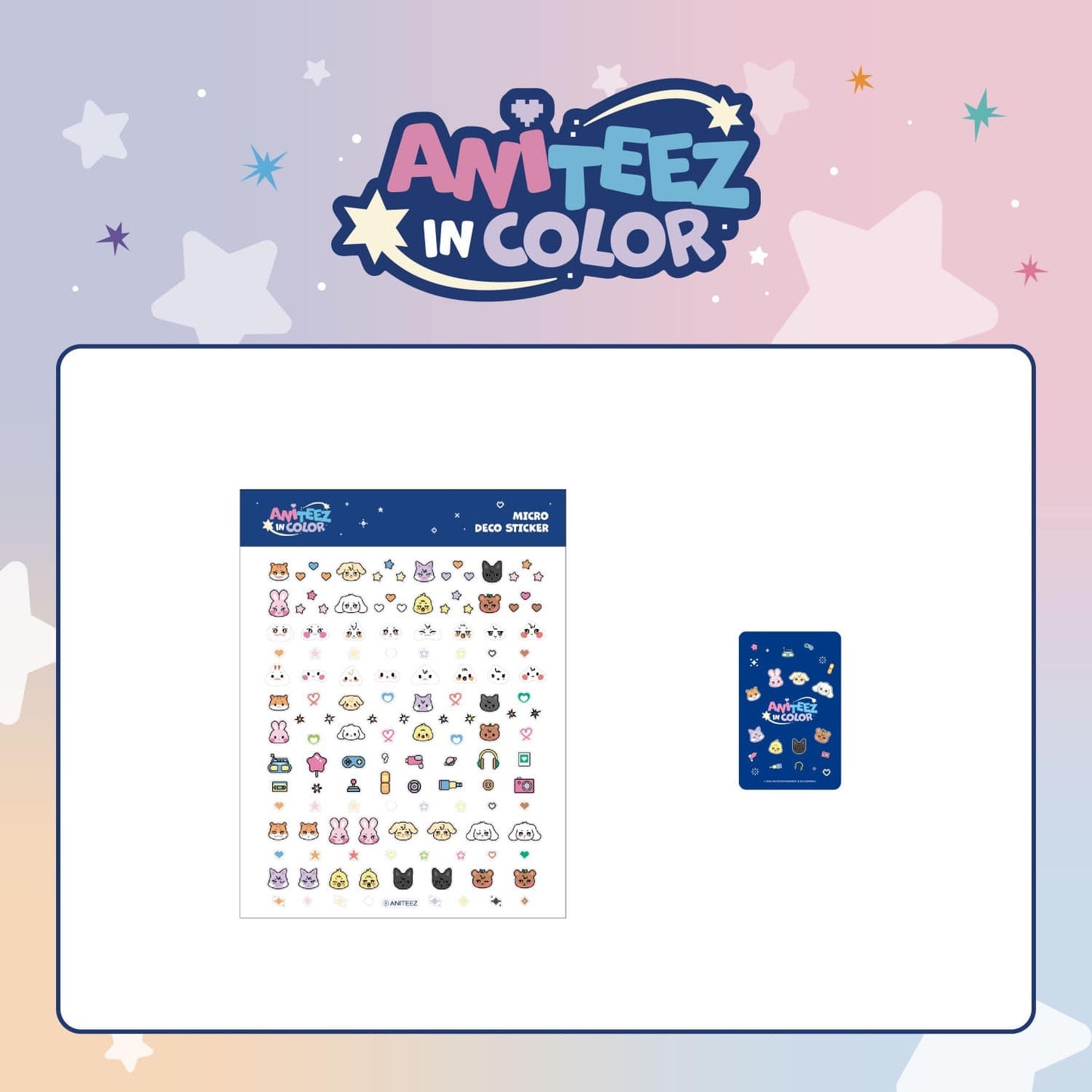 [ANITEEZ IN COLOR] Micro deco stickers