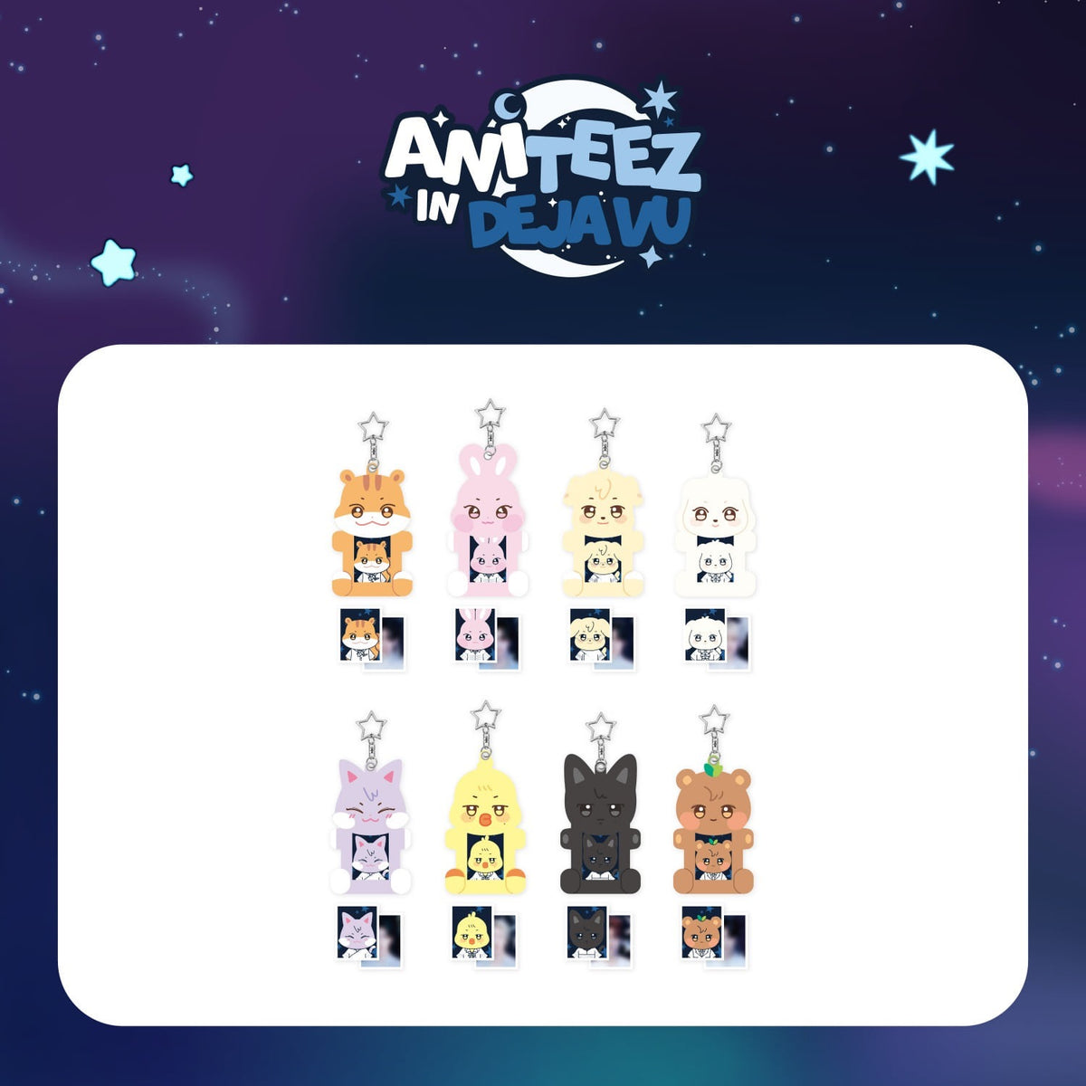 [ANITEEZ IN DEJA VU] Acrylic magnetic ID photo holder
