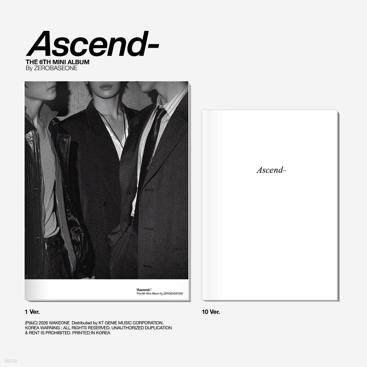 ZEROBASEONE - The 6th Mini Album [Ascend-] Photobook Ver.