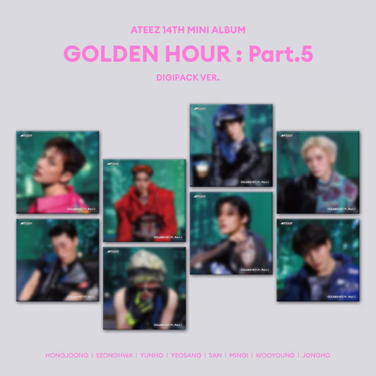 ATEEZ - GOLDEN HOUR : Part.5 digipack solo