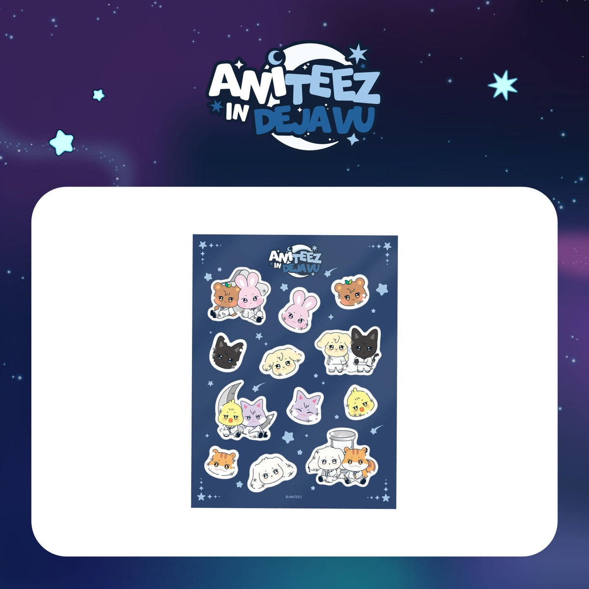 [ANITEEZ IN DEJA VU] Water 3D sticker