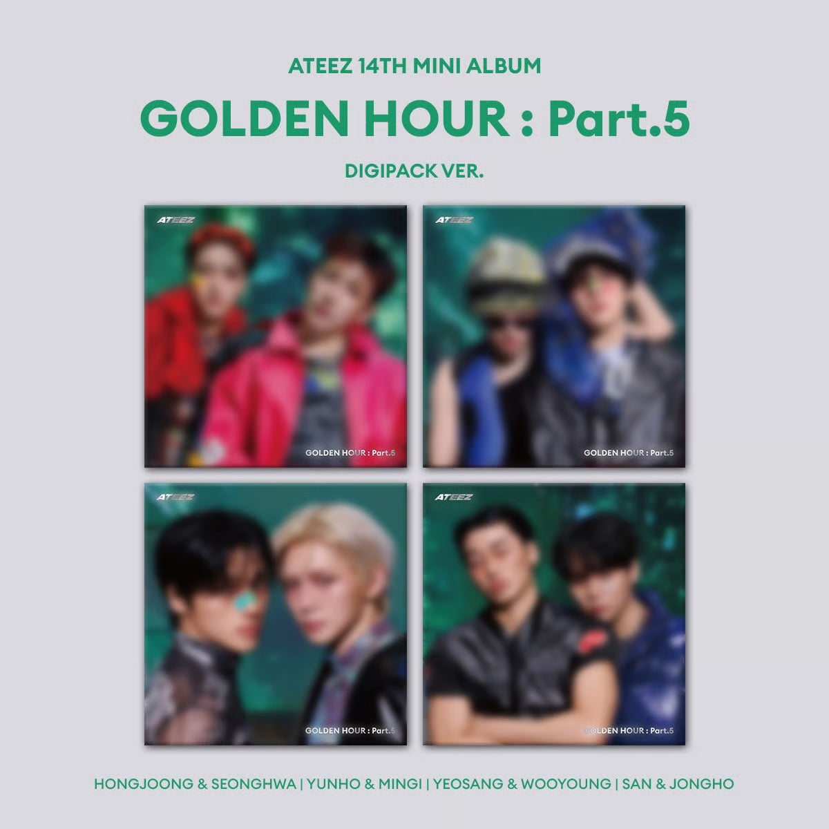 ATEEZ - GOLDEN HOUR : Part.5 digipack unit
