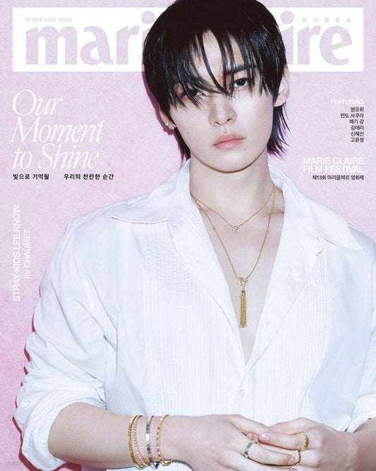 [MAGAZINE] LEE KNOW - MARIE CLAIRE Korea Mai 2026 couverture E