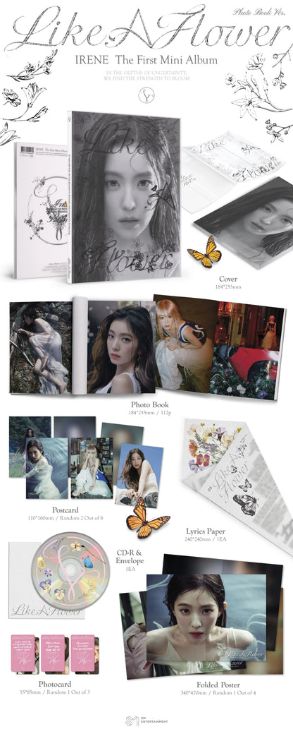 Irene - 1st Mini Album - Like A Flower (Photobook Ver.)