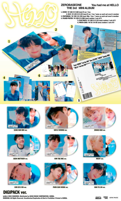 ZEROBASEONE (ZB1) - You had me at HELLO (Digipack Ver.)